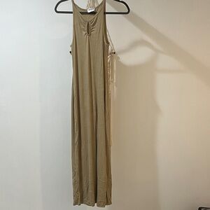 LNA clothing ribbed maxi dress